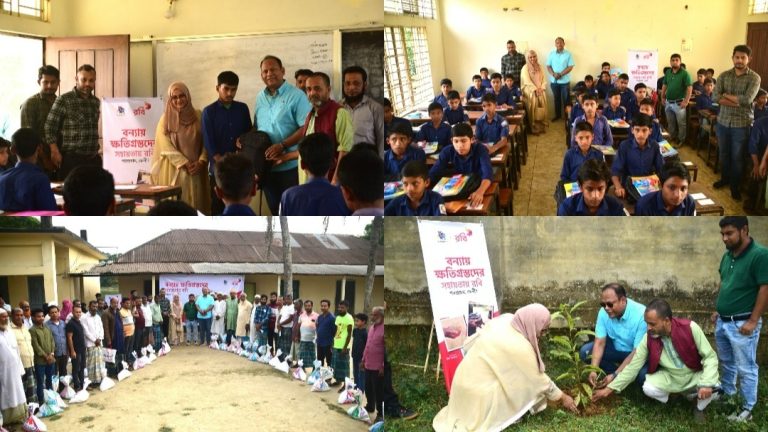 বন্যাপরবর্তী পুনর্বাসন সহায়তায় রবি’র বিভিন্ন উদ্যোগ