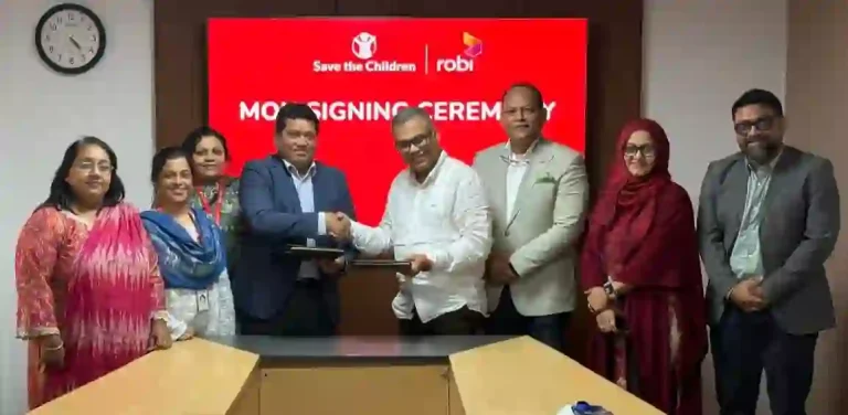 তরুণদের ডিজিটাল দক্ষতা উন্নয়নে একসাথে রবি ও সেভ দ্য চিলড্রেন