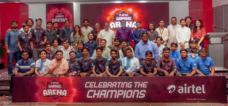 ‘এয়ারটেল গেমিং অ্যারেনা’-তে চ্যাম্পিয়ন এ ওয়ান আরজি ইস্পোর্টস