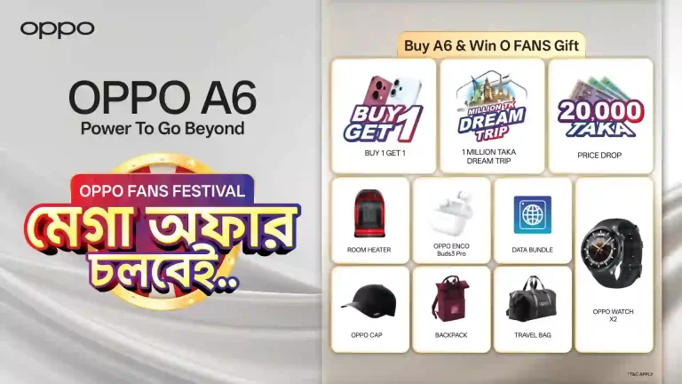 দেশের বাজারে বিক্রি শুরু অপো এ৬